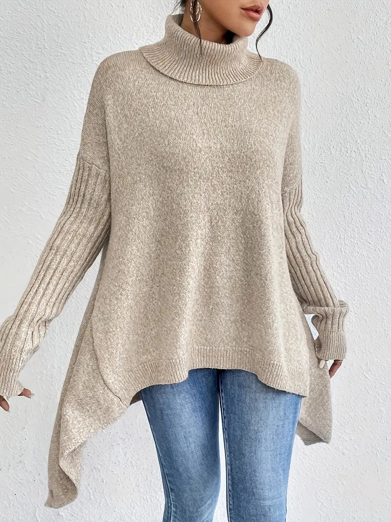 BRIGITTE – LONG TURTLENECK SWEATER
