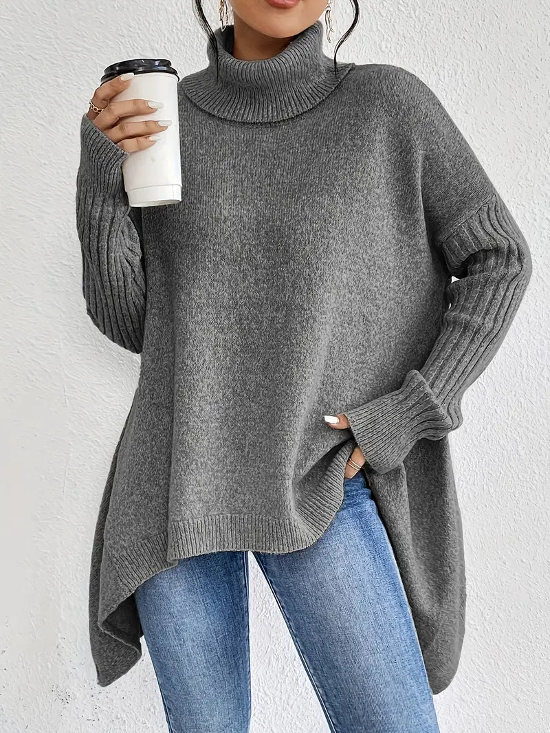 BRIGITTE – LONG TURTLENECK SWEATER