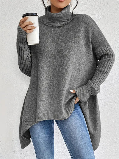 BRIGITTE – LONG TURTLENECK SWEATER