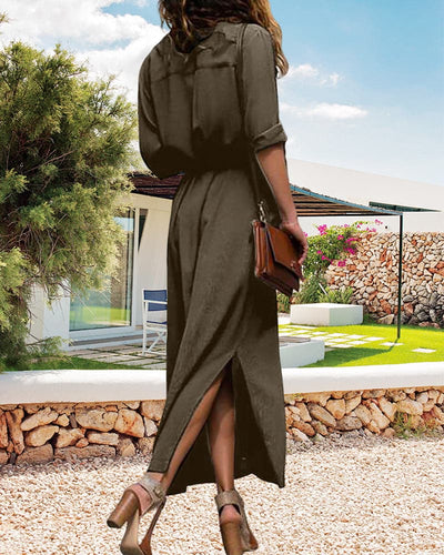 Aluka | Sophisticated Shirt Dress