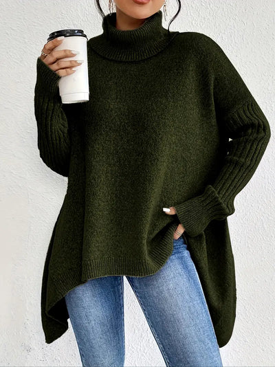 BRIGITTE – LONG TURTLENECK SWEATER