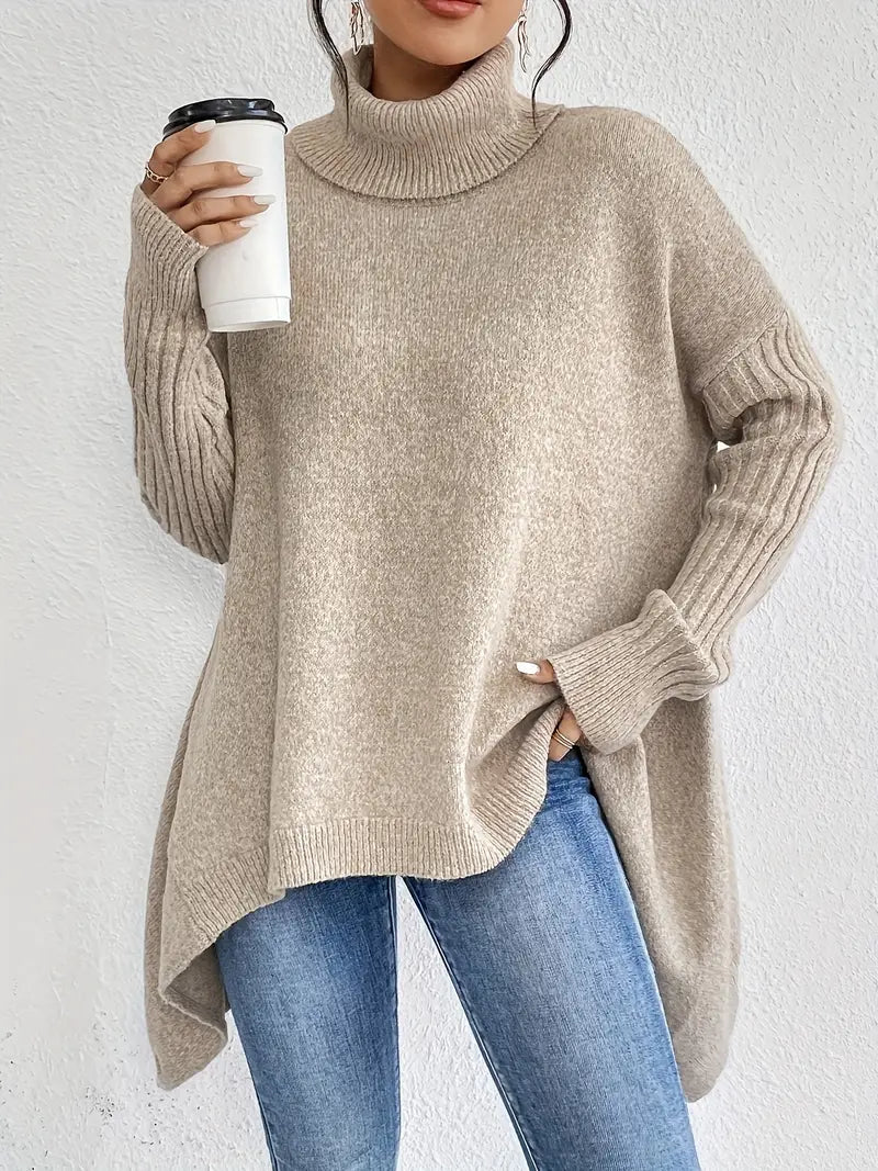 BRIGITTE – LONG TURTLENECK SWEATER