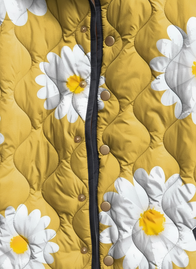 Women's Sunny Daisy Garden Quilted Jacket