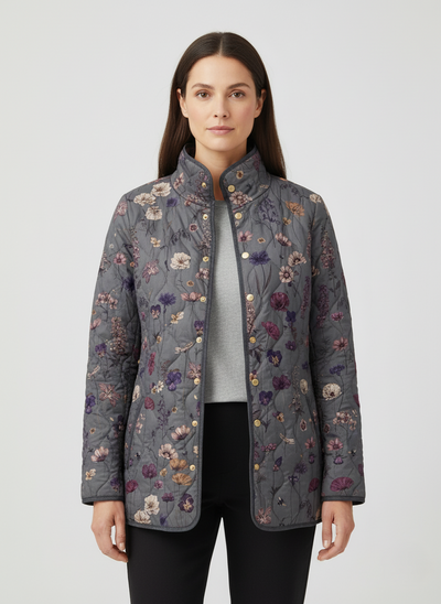 Women's Midnight Bloom Quilted Jacket