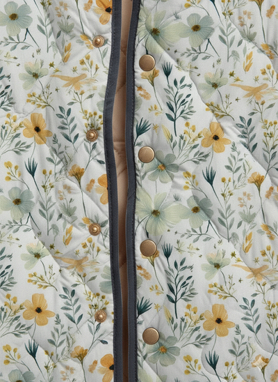 Women's Spring Blossom Quilted Jacket