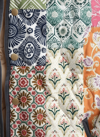 Women's Patchwork Vintage Quilted Jacket