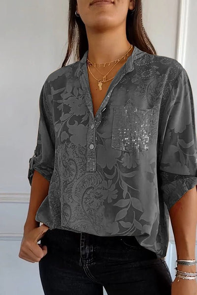 Pauline | Elegant Sequin Top