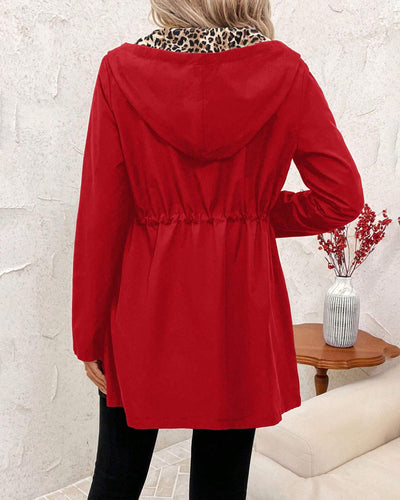 Jenn - Reversible Leopard Print Jacket